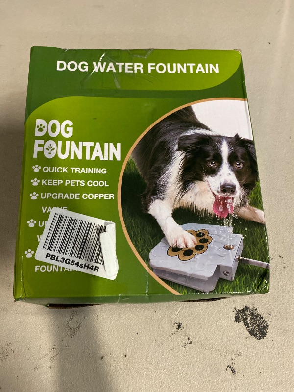 Photo 1 of Outdoor Dog Pet Water Sprinkler Easy Activated Dog Water Fountain Toy with Molar Rope, Upgrade Premier Valve Set (We Copper VS Others Plastic)