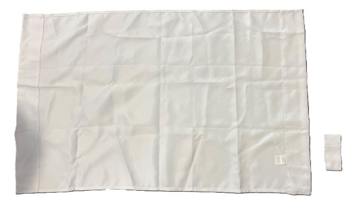 Photo 1 of 39'' x 25 White  Window Curtain 