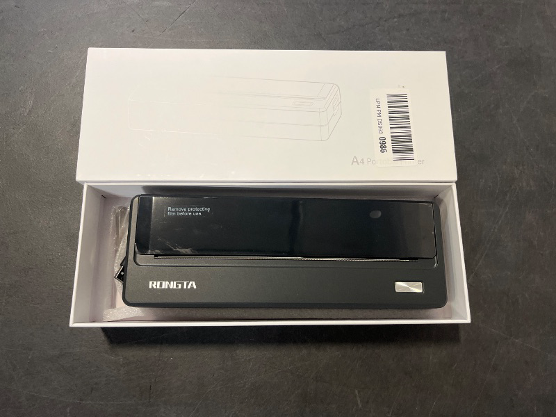Photo 1 of Rongta Portable Printer Wireless for Travel, 300DPI Thermal Inkless Bluetooth Mobile Printer, Support 8.5" X 11" US Letter, Compatible with Android iOS Phone & Laptops (Gray)