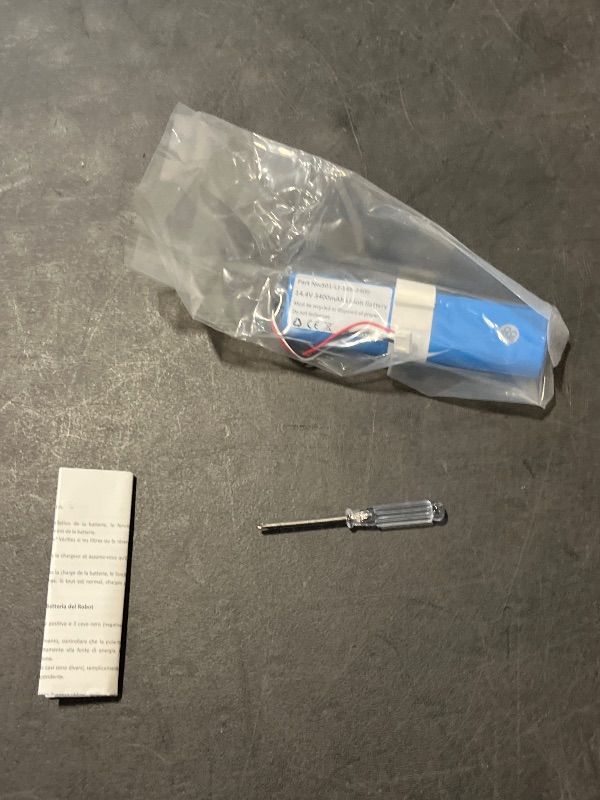 Photo 1 of MULS 3400mAh 14.4V Battery Replacement for Ecovacs Deebot N8, Deebot N8+, Deebot N8 Pro, Deebot N5, Deebot Ozmo 900, Ozmo 920, Ozmo 930, Deebot DG31 DG36 DG70 Vacuum Cleaner