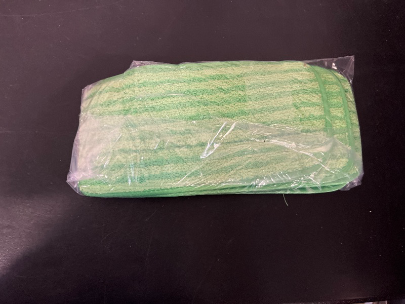 Photo 1 of 4 Pack Reusable Microfiber Mop Pads, Compatible with Swiffer Sweeper, Machine Washable Cloths, Scraper Included, Refills for All Floor Cleaning, Hook and Loop, Wet Dry - 10"- 12"