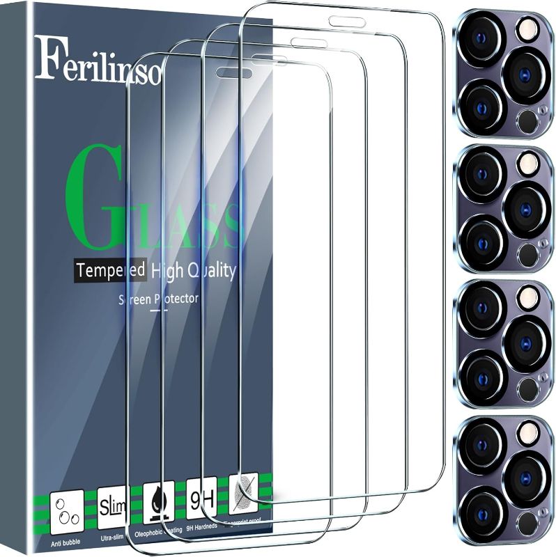 Photo 1 of Ferilinso Wallet case for iPhone 14 Pro Max F024-Silver