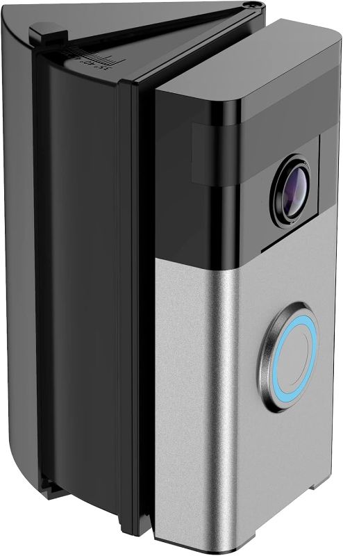 Photo 1 of RIOVO Adjustable 30 to 55 Degree Doorbell Angle Mount Compatible with Ring/Blink Video Doorbell/Battery Doorbell, Replacement Angle Adjustment Adapter Mounting Bracket Wedge Kit