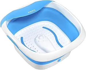 Photo 1 of Homedics Compact Pro Spa Collapsible Footbath with Heat | Vibration Massage, ACU-Node Surface, Heat Maintenance | Improves Circulation, Soothe Tired Muscles, Collapsible Tub for Easy Storage