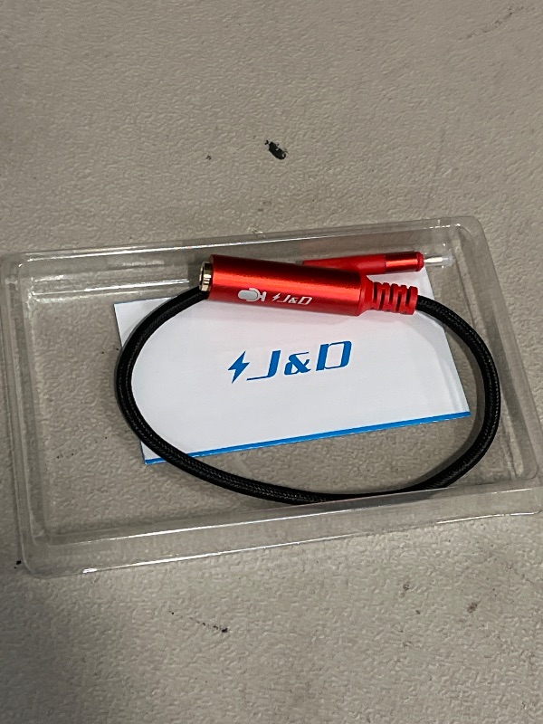 Photo 1 of J&D USB Type C to 1/4 TS Audio Recording Adapter, USB C to 6.35mm TS Female Guitar Cable, Microphone Cord for Audio Recording, Bass, Electronic Piano, Drums, Compatible with iPhone 15, 16 Series, 1 ft