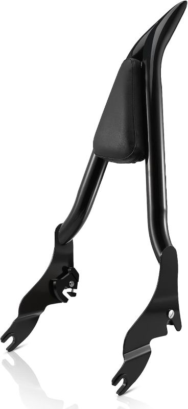 Photo 1 of Sissy Bar For Harley Touring 28" Detachable Rear Passenger Backrest Quick Release Compatible With Road King Road Glide Street Glide Electra Glide Road King 2009-2025