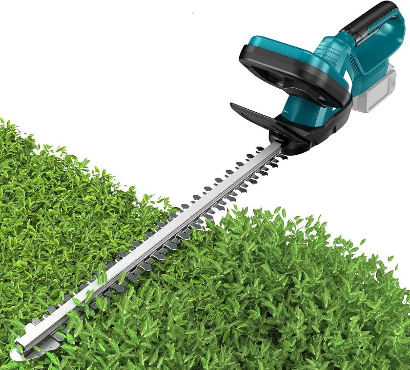 Photo 1 of Cordless Hedge Trimmer for Makita 18V Battery, Electric Bush Trimmer 22 Inches Dual-Action, 3/4" Cutting Capacity Handheld Shrub Pruning Trimmer for Garden, Grass, Lawn(NO Battery)