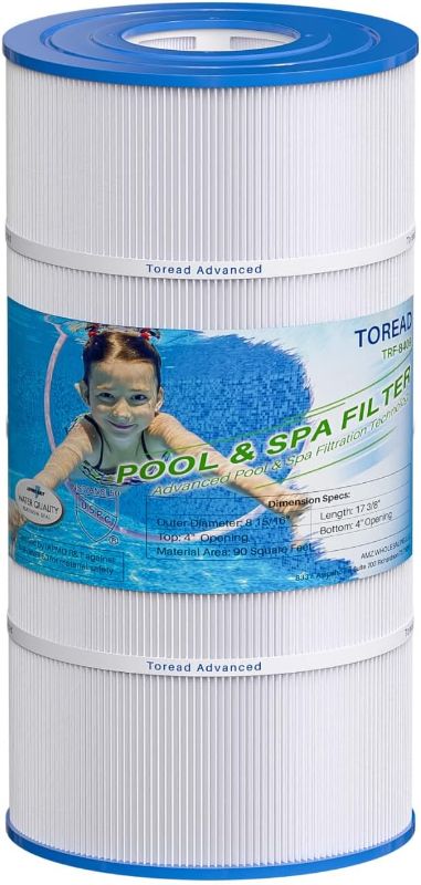 Photo 1 of Replacement for Pool Filter PA90, CX900RE, C900, Unicel C-8409, Filbur FC-1292, Posi-Clear Sta-Rite PXC95, Clearwater II ProClean 100, Aladdin 19002, 25230-0095S, 1 Pack