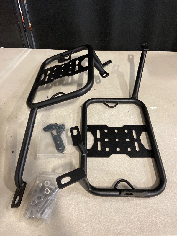 Photo 1 of Xitomer Motorcycle Saddlebag Support Racks Fit for KLR650 Gen2 KLR650 2008-2018 KLR 650 Motorcycle Pannier Racks Side Carrier Pannier Racks