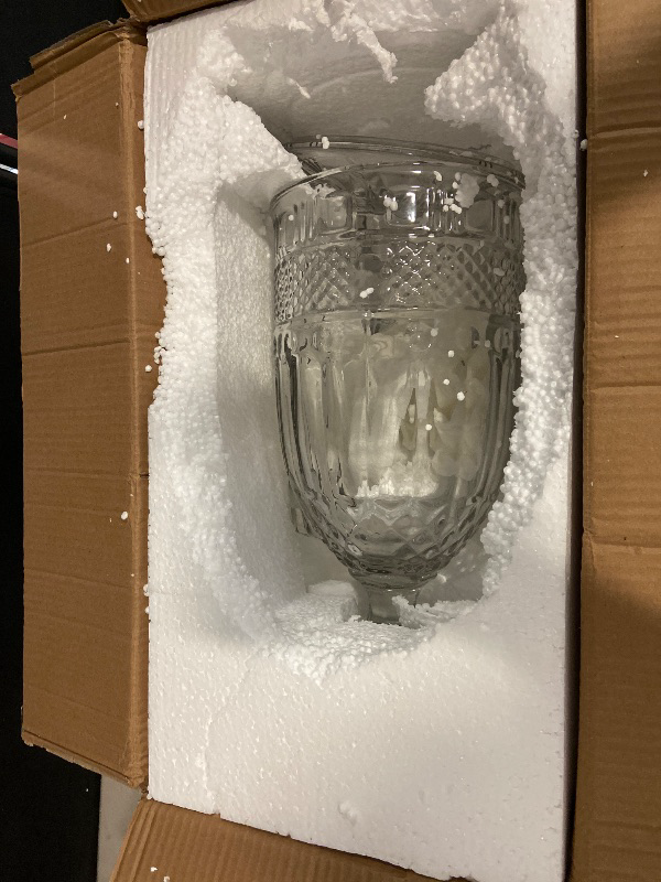 Photo 1 of MOLIGOU Glass Beverage Dispenser, 1.3 Gallon Drink Dispenser with Stainless Steel Spigot, Wide Mouth Beverage Server for Party, Bar