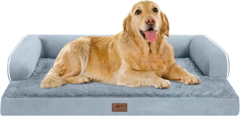 Photo 1 of Extra Large Dog Bed Orthopedic Waterproof: Memory Foam Dog Bed for XL XLarge Extra Big Dogs - Couch Sofa - Washable with Removable Cover