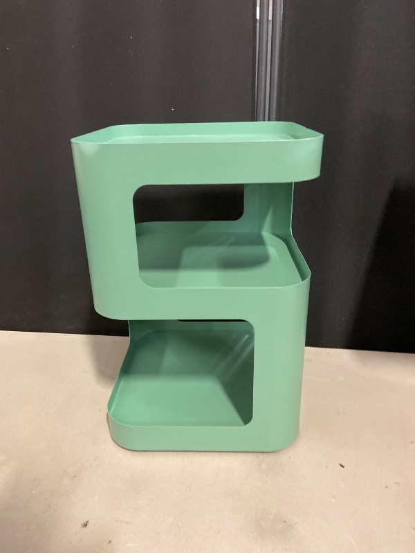 Photo 1 of Small Metal Nightstands Side Table Green