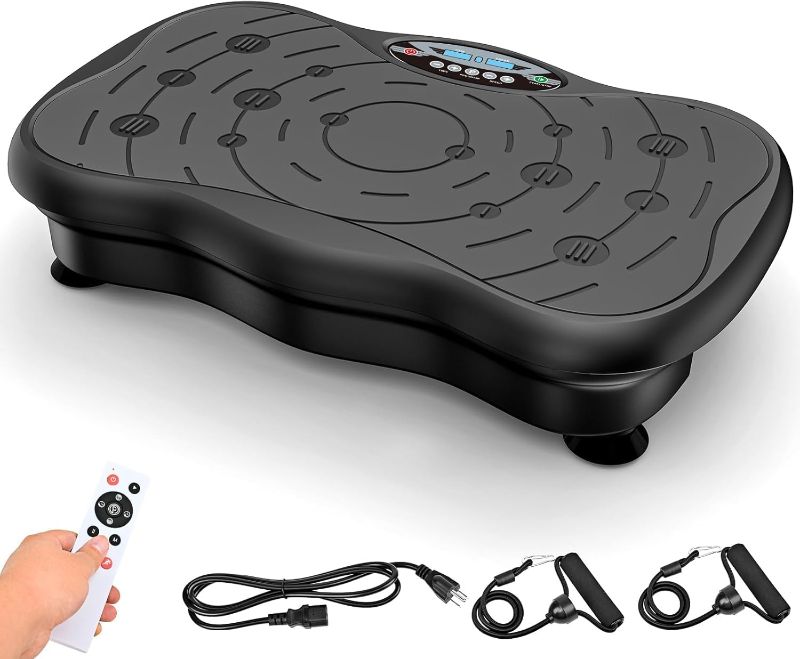 Photo 1 of Vibration Plate Exercise Machine for Lymphatic Drainage Weight Loss, Whole Body Workout Vibration Fitness Platform ,Home Training Equipment ,Sport Gym for Weight Loss Fat Burner for Women Men