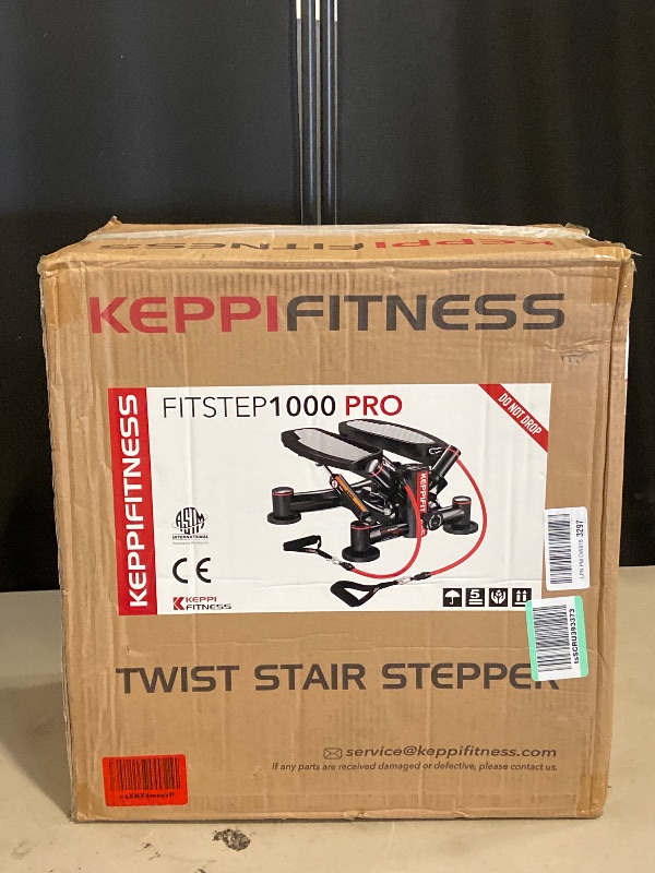 Photo 1 of KeppiFitness Steppers for Exercise at Home, Stair Stepper with Resistance Bands for Home Cardio Exercise - FITSTEP Series