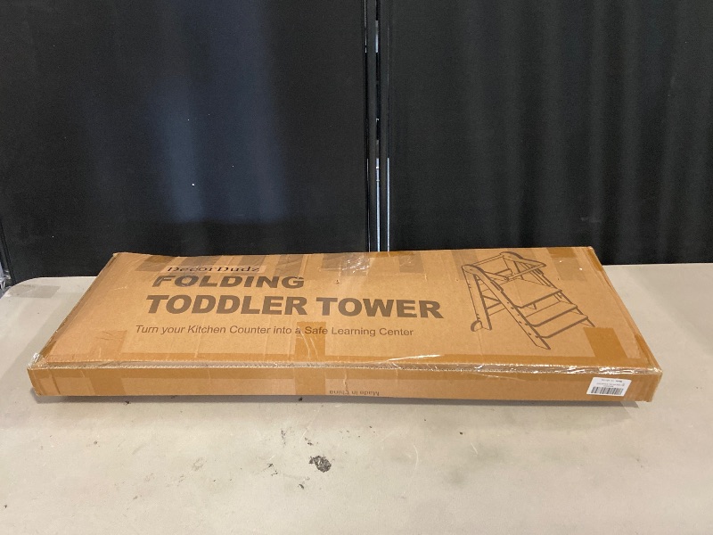 Photo 1 of GroowingMind® Toddler Tower with Seat – 2-in-1 Montessori Standing Tower & Toddler Step Stool | Adjustable, Safe & Loved by Parents