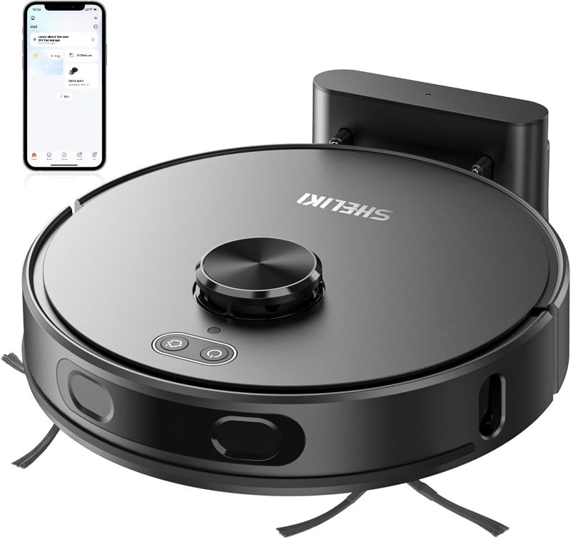 Photo 1 of Robot Vacuum and Mop Combo, Mapping Robotic Vacuums Cleaner with LiDAR Navigation Smart & Strong Suction, WiFi/App/Alexa/Voice Control, Obstacle Avoidance, for Home, Wood/Hard Floors, Pet Hair -Grey
