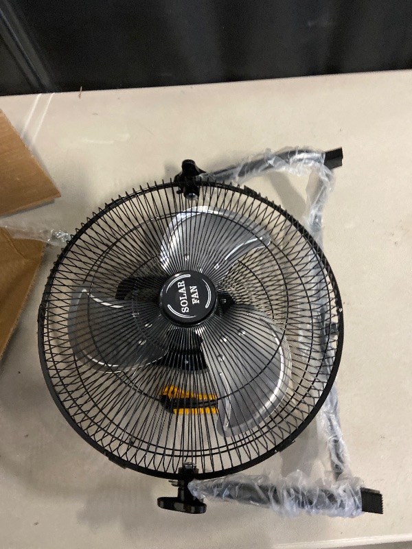 Photo 1 of DBF 12'' Solar Powered Fan Battery Operated Floor Fan High Velocity Fan