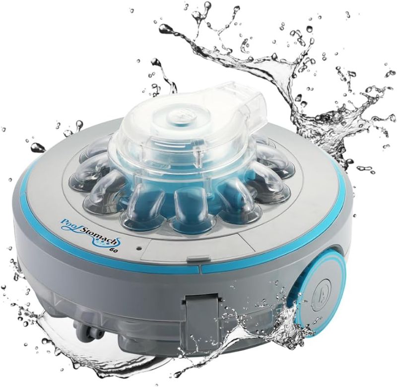 Photo 1 of Automatic Robotic Pool Cleaner for Above Ground Pools | Cordless, Self-Parking Design | US Patented with Powerful Suction & 60-Min Runtime