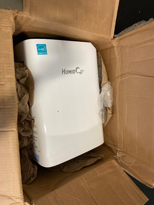 Photo 1 of hOmeLabs 8 Pint Wi-Fi Dehumidifier for up to 1,800 Sq Ft Rooms (MAX 24 Pint at 95°F, 90% RH) – Ultra Quiet, Compact Design with Smart Controls and Drain Hose