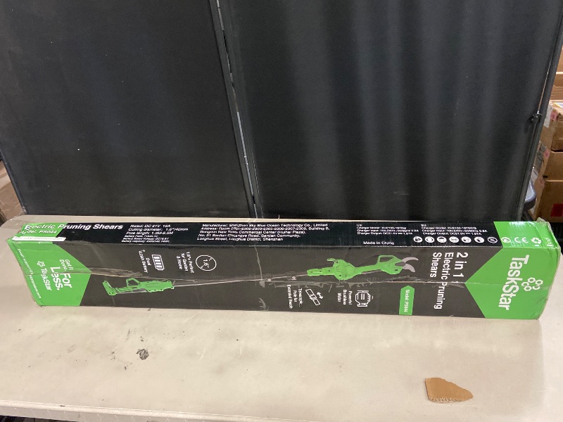Photo 1 of 2 IN 1 Electric Pole Saw Brushless 21V Battery Chainsaw Cordless with Rotatable Pole 15FT Max Reach, Shoulder Strap, Powered Pole Saw for Tree Trimming and Wood Cutting Tool