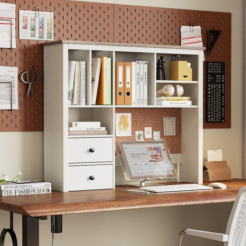 Photo 1 of 6 Tier Tree Bookshelf, Wood Bookcase with Storage Cabinet, Modern Tall Narrow Bookshelves Organizer, Floor Standing Book Shelf for Bedroom/Living Room/Home Office/Corner(Brown, 6 Tier)