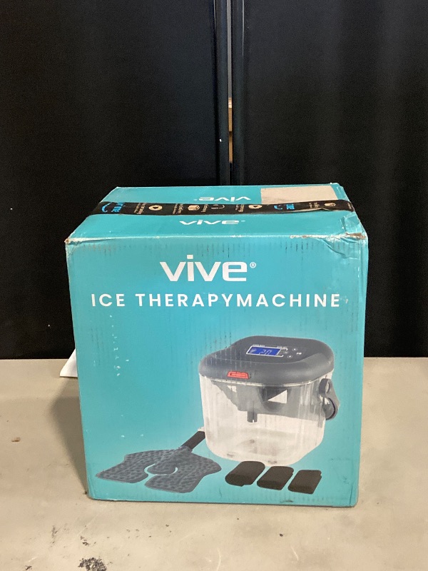 Photo 1 of Vive Ice Therapy Machine Replacement Pads - Flexible Ergonomic Reusable Padding for Cold Therapy - Pain Relief System - Knee, Shoulder, Ankle, and Hip Adjustable Device (Ice Therapy Machine)
