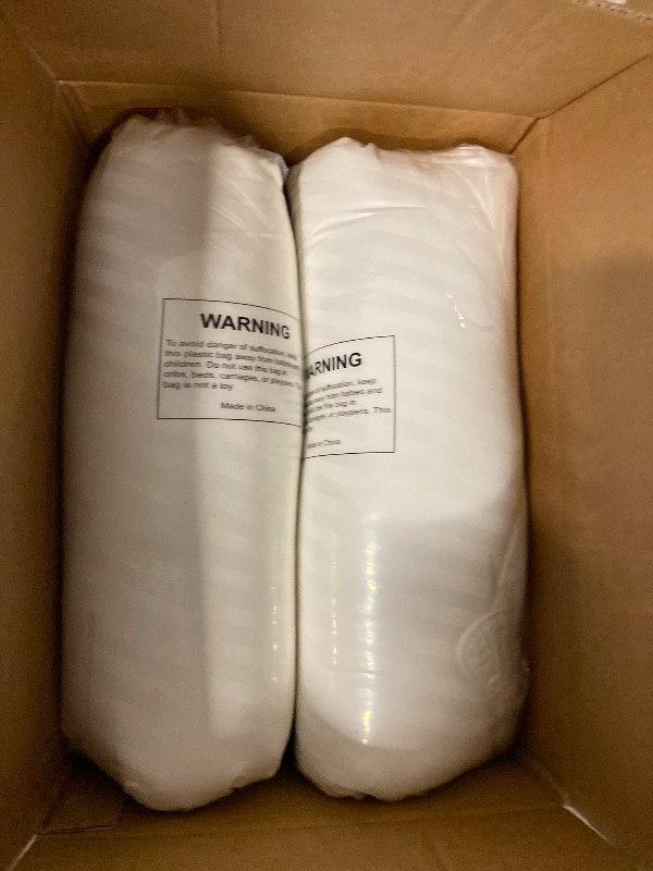 Photo 1 of Beckham Hotel Collection Bed Pillows Standard/Queen Size Set of 2 - Original Down Alternative Pillow for Sleeping - Bedding for Back, Stomach or Side Sleepers