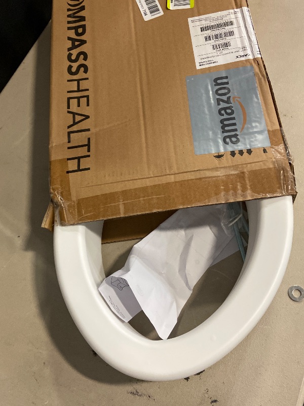 Photo 1 of NOVA Medical Products Toilet Seat Riser, Raised Toilet Seat, White, 1 Count