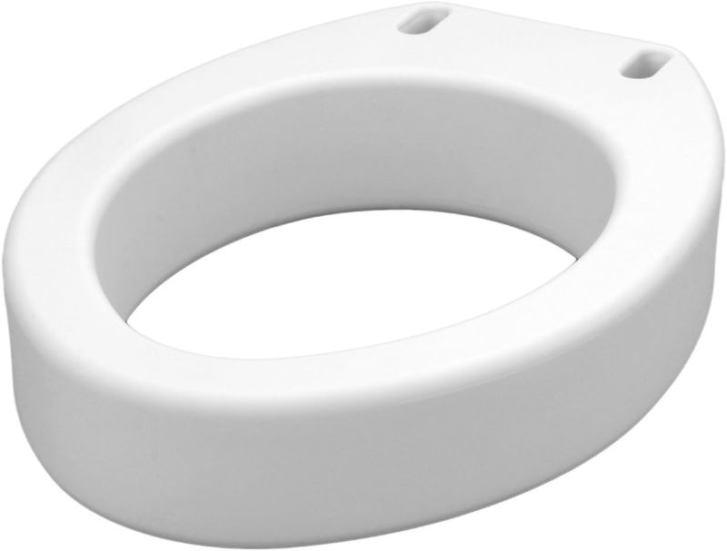 Photo 1 of NOVA Medical Products Toilet Seat Riser, Raised Toilet Seat, White, 1 Count
