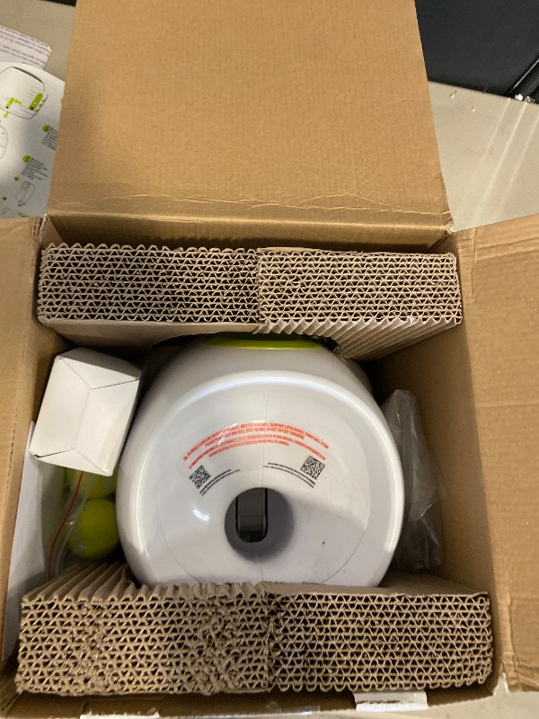Photo 1 of AFP Automatic Ball Launcher for Dogs Interactive Puppy Pet Ball Indoor Thrower Fetch Machine, 3 Balls Included (2 inch) for Small to Medium Dogs