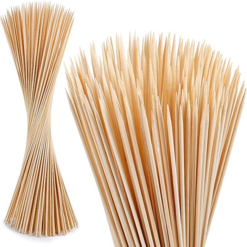 Photo 1 of 120 PCS Bamboo Marshmallow Roasting Sticks, SMores Skewers for Fire Pit, Extra Long 30 Inch Heavy Duty 5mm Thick Wooden SMores Sticks for Open Fire Pits Roaster Barbecue Hot Dog Camping Kebab Sausage