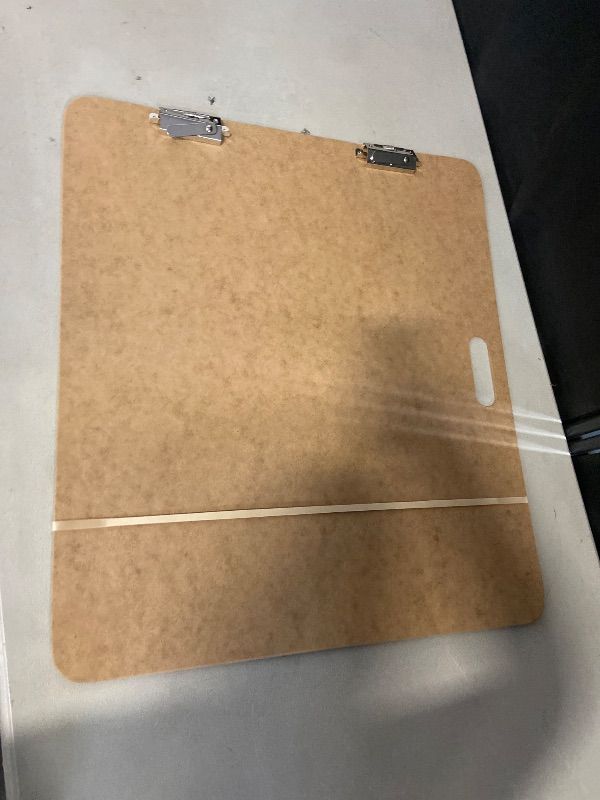 Photo 1 of Officemate 23" x 26" Artist Sketch Board with Handle for Drafting Art - Portable Wooden Clipboard for Class, Studio or Field Use 