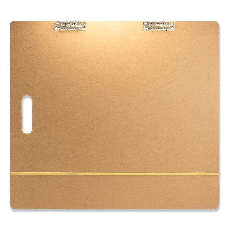 Photo 1 of Officemate 23" x 26" Artist Sketch Board with Handle for Drafting Art - Portable Wooden Clipboard for Class, Studio or Field Use 