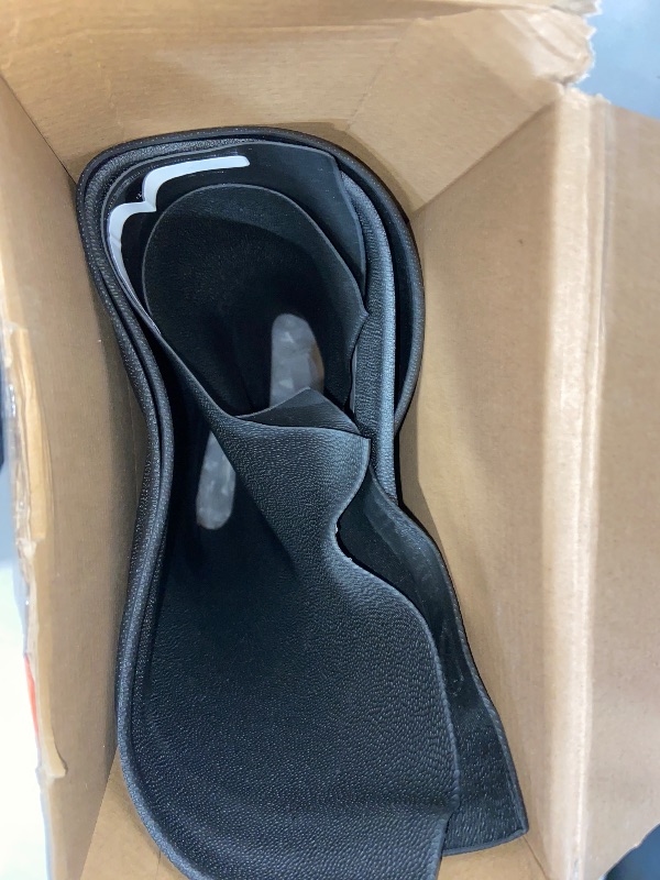 Photo 1 of LUCKEASY Rear Trunk Side Up Layer Protective Cover for Tesla Model Y Juniper 2025 2026 New 5 Seat Cargo Left & Right Panel Protection Double-Sided Tape Cargo Side Protect Mat TPE Black