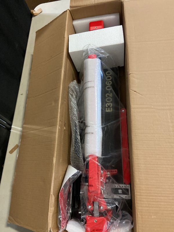 Photo 1 of SHIJING 24-inch Manual Tile Cutter with Laser Cutting Guide Porcelain Tile Cutter with Split Platen,Double Aluminum Base,Tungsten Carbide Cutting Wheel