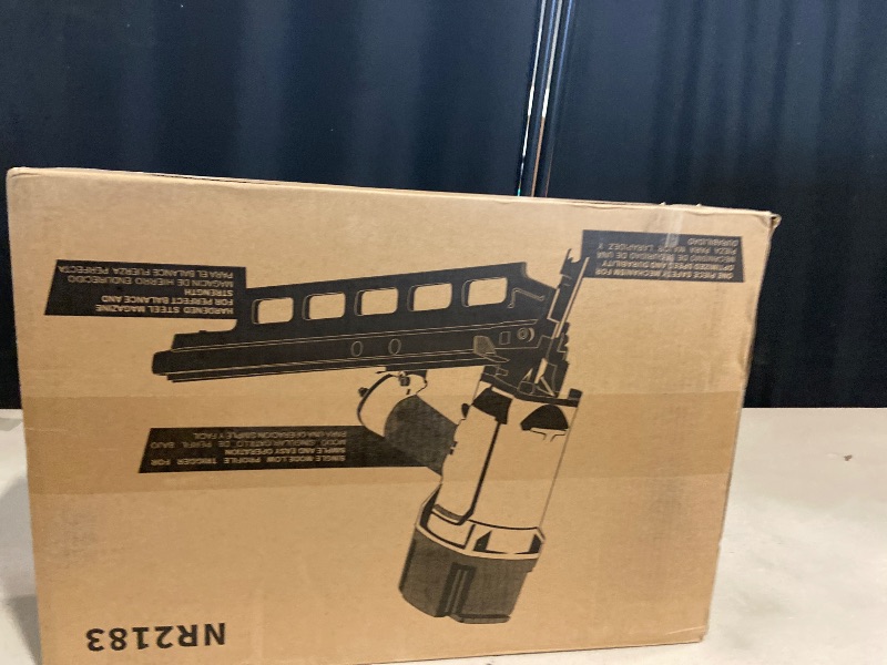 Photo 1 of NR2183 High Speed Framing Nailer, 21 Degree Pneumatic Framing nail gun, 2-Inch up to 3-1/4-Inch Plastic Collated Full Head Framing Nails, Framing, Wooden House Building