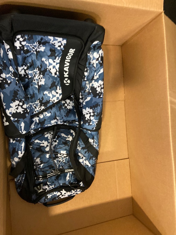 Photo 1 of Rolling Baseball Bag with Wheels, 60L Capacity Softball Bag Holds 4 Bats for Boys and Girls, Youth Equipment Bag with Shoe Compartment