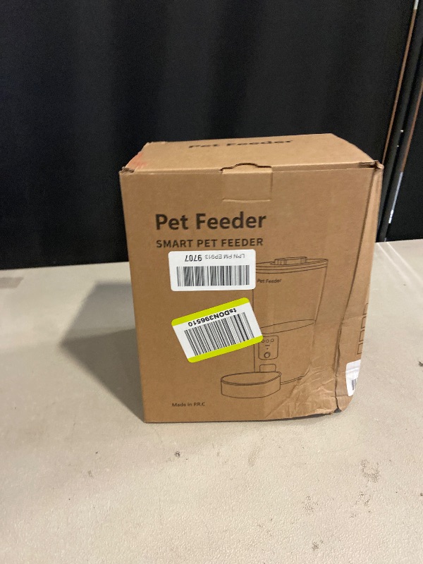 Photo 1 of Automatic Cat Feeder with 1080P Camera, Two-Way Audio, APP Timed Auto Control Meals, 6L Dry Food Dispenser, 2.4G / 5G WiFi