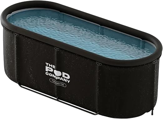 Photo 1 of The Long Pod - Extra-Large Portable Ice Bath Tub for Recovery & Wellness - Collapsible Design with Thermal Lid - Full-Body Stretch-Out Soaks - Water Chiller Compatible - 126 Gallons - The Pod Company