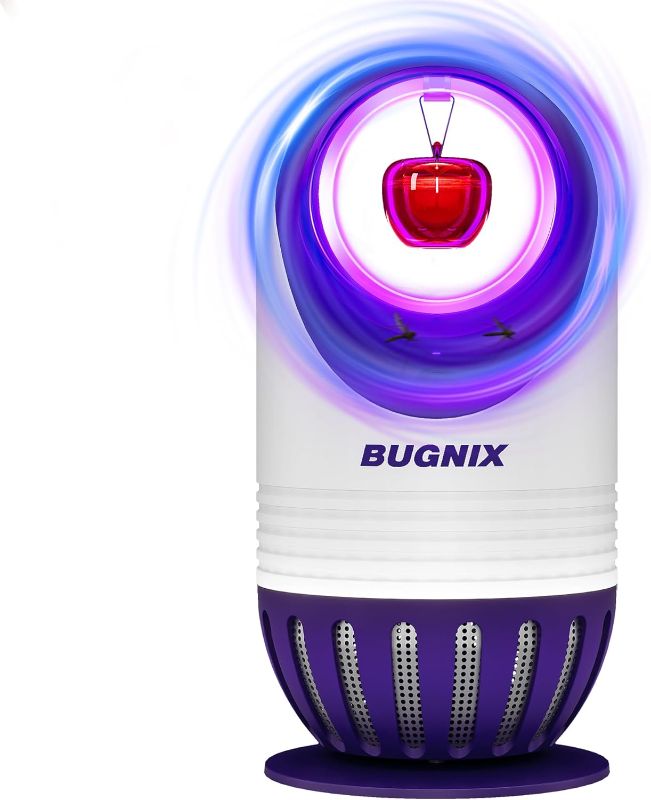 Photo 1 of Fly Trap Indoor with Automatic Setting, Magnetic Design Gnat Traps Fruit Fly Traps for House with UV Light, Mosquito Trap Indoor Bug Zapper for Fruit Flies, Gnats– No Need for Mosquito Paper