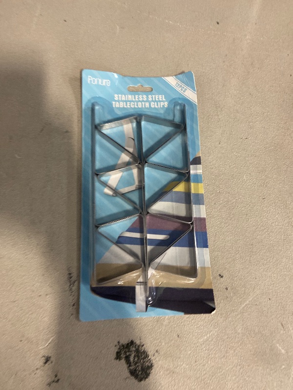 Photo 1 of 12 Pack Tablecloth Clips - Heavy Duty Picnic Table Clips, Stainless Steel Table Cloth Cover Clamps, Table Cloth Holders Ideal for Restaurant Picnics Marquees Weddings Graduation Party