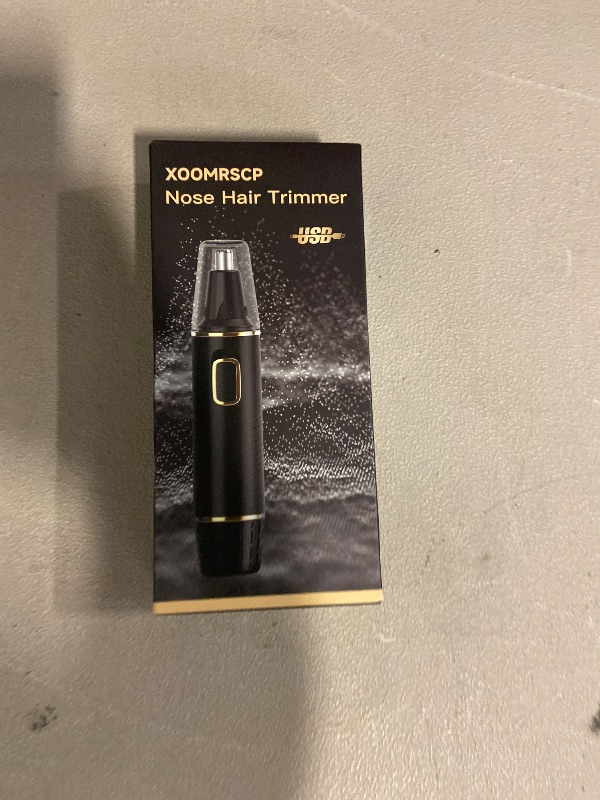Photo 1 of Nose Hair Trimmer for Men, 2025 Painless USB Rechargeable Nose Hair Trimmer, Ear and Nose Hair Trimmer for Men, Professional Facial Hair Trimmer with IPX7 Waterproof Dual Edge Blades