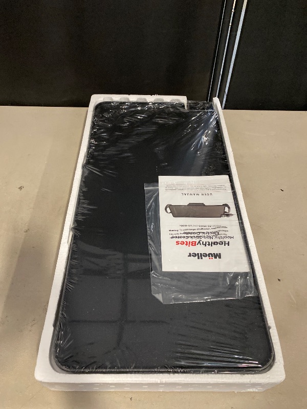 Photo 1 of 20” Extra Large Electric Griddle, Non-Toxic PFAS & PFOA-Free Ceramic Nonstick, Temperature Control, Quick Even Heating, Removable Drip Tray, Pancakes, Eggs, Sausage, Easy Clean, Black