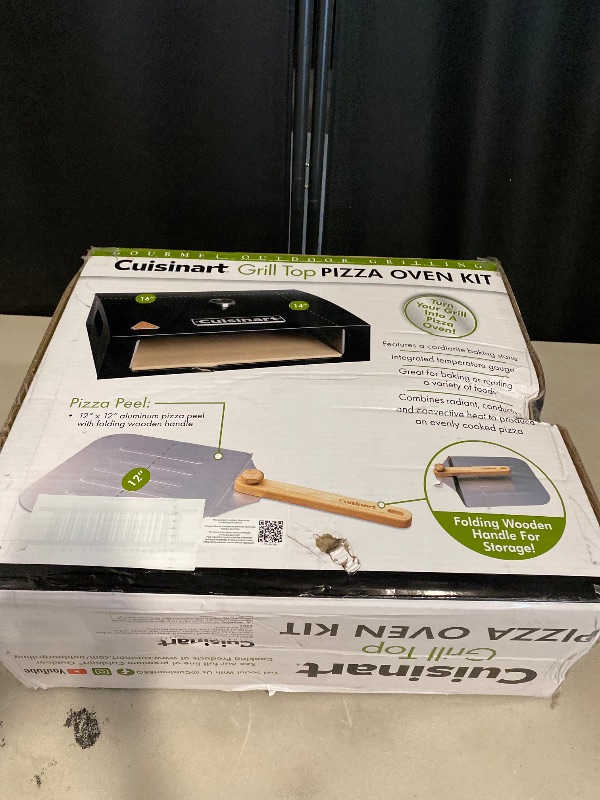 Photo 1 of Cuisinart CPO-700 Grill Top Pizza Oven Kit, Black & Aluminum