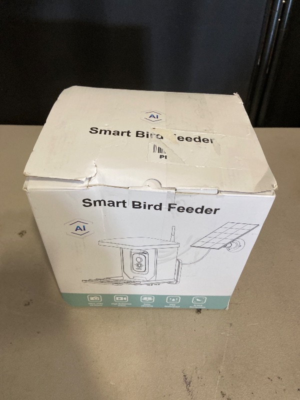 Photo 1 of Smart Bird Feeder with Camera,2.5K HD Bird Watching Camera with AI Identify,Auto Capture Videos & Detection,Solar Powered Wireless Birdhouse for Outdoors,Ideal Gift for Family
