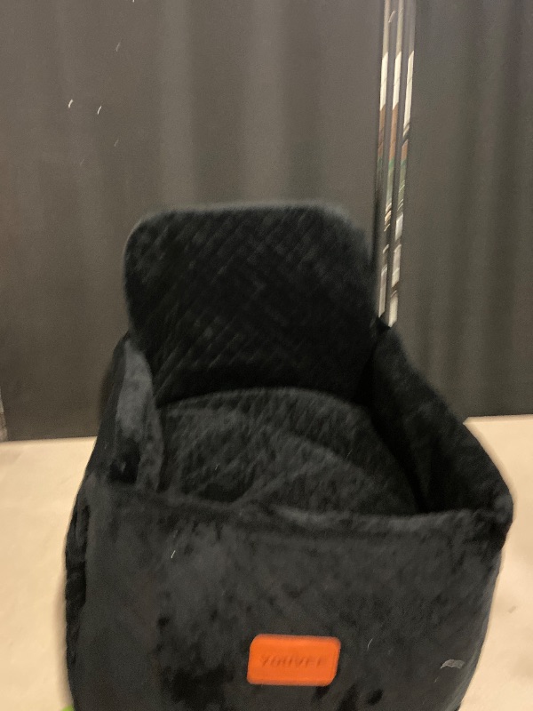Photo 1 of Dog Booster Car Seat for Small/Medium Dogs Up to 35lbs,Elevated Cushion Fits in Front/Back Seat,Fully Detachable and Washable,2 Storage Pockets & Dog Leashes,Easy to Install(Black,Medium)
