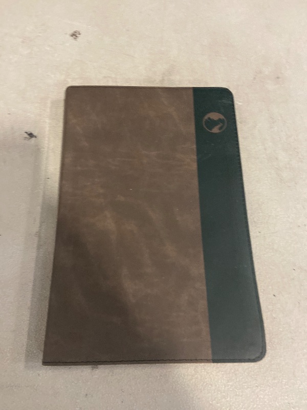 Photo 1 of CSB Men of Character Bible, Brown/Black LeatherTouch, Black Letter, Presentation Page, Articles, Character Profiles, Easy-to-Read Bible