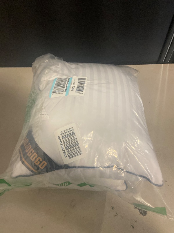 Photo 1 of 1 -  JOJOGOGO 12x20 Outdoor Lumbar Pillow Inserts Waterproof, 12 x 20 Super Plump Decorative Rectangle Pillow Synthetic Down Alternative Lumbar Pillows for Couch Patio Furniture and Porch