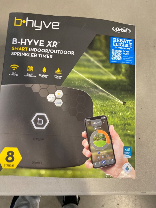 Photo 1 of Orbit 57985 B-hyve XR 8-Zone Smart Indoor/Outdoor Sprinkler Controller