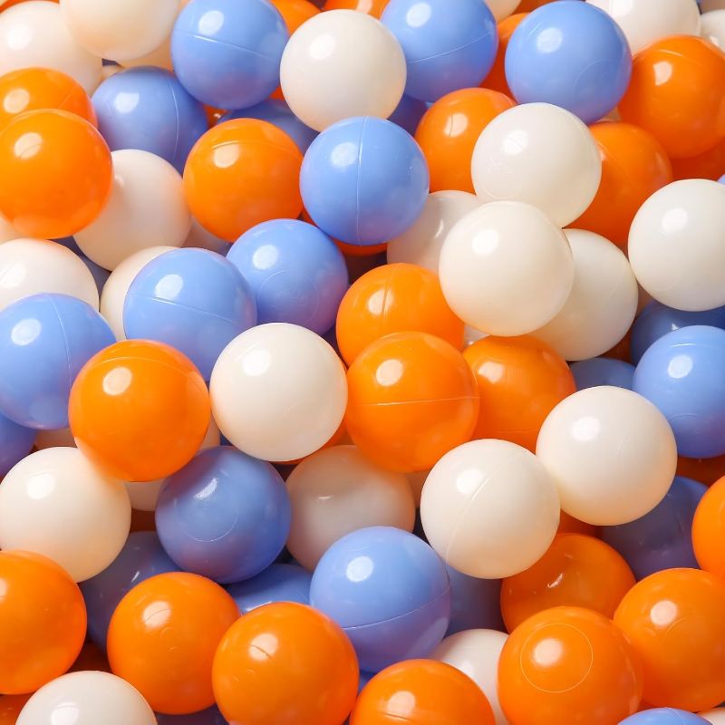 Photo 1 of TRENDPLAY Plastic Balls for Ball Pits 25-50 - Hollow Balls- Safe and Exciting Playtime - Perfect for Baby Pools, Birthday Party Decoration